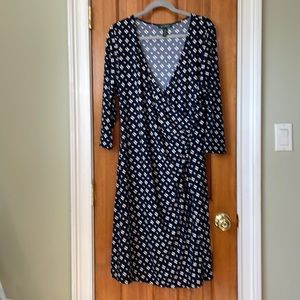 Lauren Ralph Lauren Faux Wrap Dress
